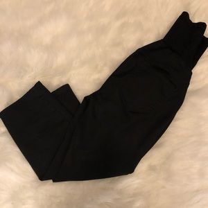 Motherhood maternity black crop pants